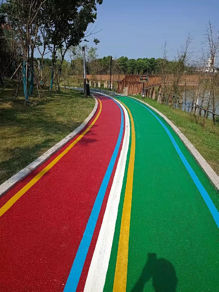 光坡镇小区划线